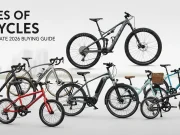 Types of Bicycles: The Ultimate 2026 Buying Guide Modern cycling infographic illustrating types of bicycles as the ultimate 2026 buying guide, featuring road, mountain, hybrid, electric, BMX, gravel, touring, and cargo bikes with comparison highlights on terrain, comfort, speed, and usage in a clean professional outdoor lifestyle design.
