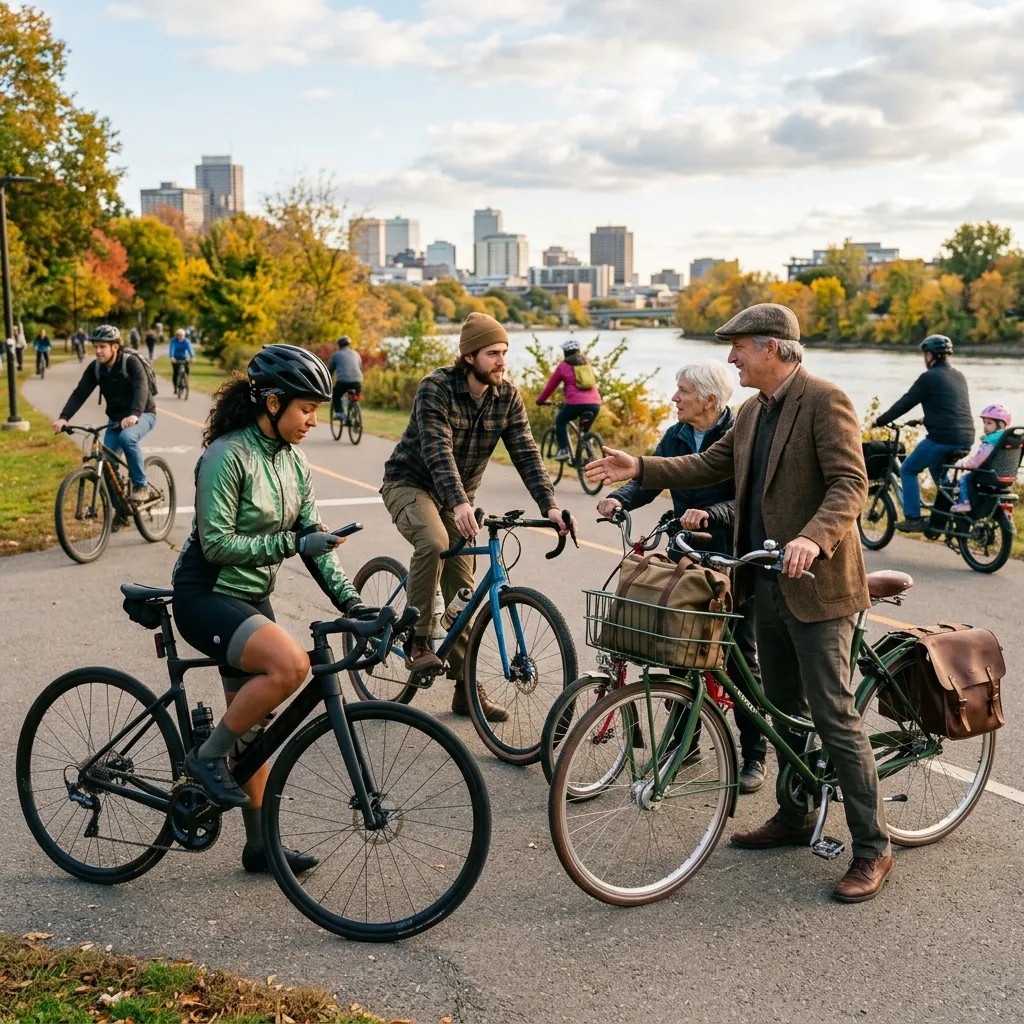 Understanding different types of bicycles with road, mountain, hybrid, and electric bikes